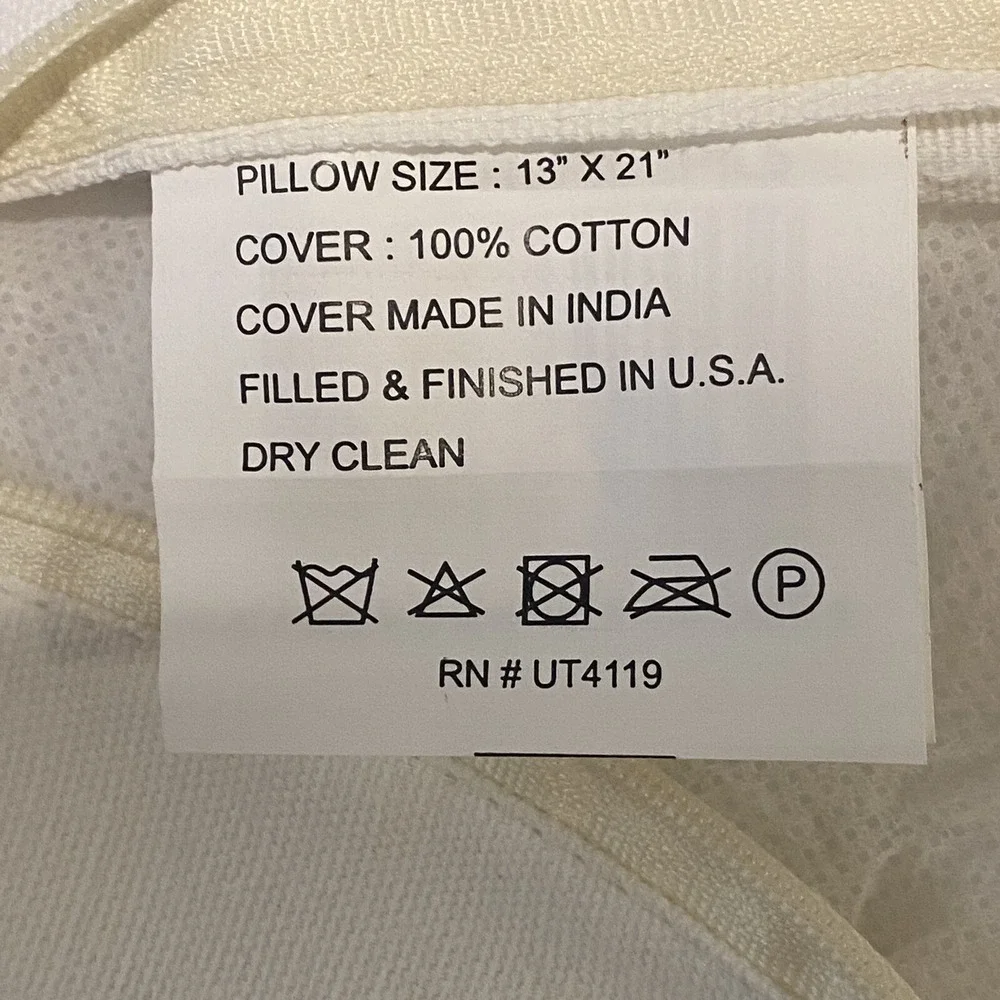 Magnolia Home Lumbar Boho Pillow Joanna Gaines Loloi 21 X 13 NEW READ
